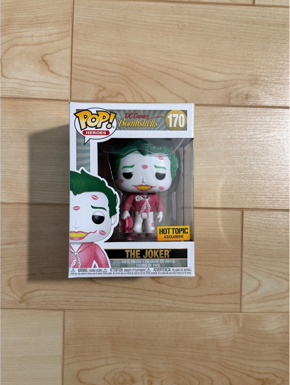 Funko Pop! Heroes DC Comics Bombshells The Joker #170 Hot Topic Exclusive